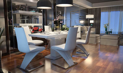 时尚餐桌设计 淘宝家具3D效果图制作 餐桌3D设计 Furniture designer|家具|工业/产品|Jason520 - 原创设计作品 